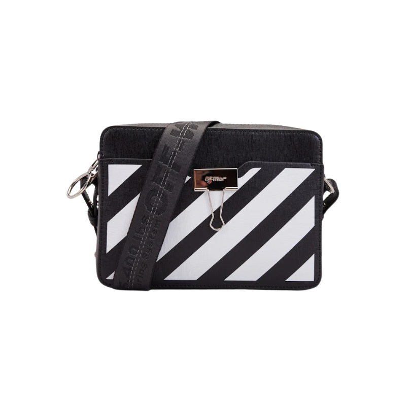 Off-White Camera Bag Diag Black White