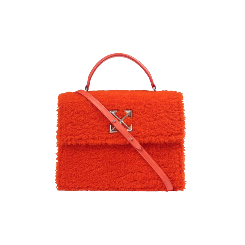 Off-White 2.8 Jitney Bag Furry Orange