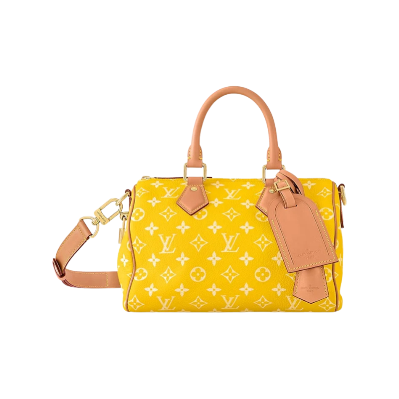 Louis Vuitton Speedy P9 Bandoulière 25 Monogram Leather Jaune Mat