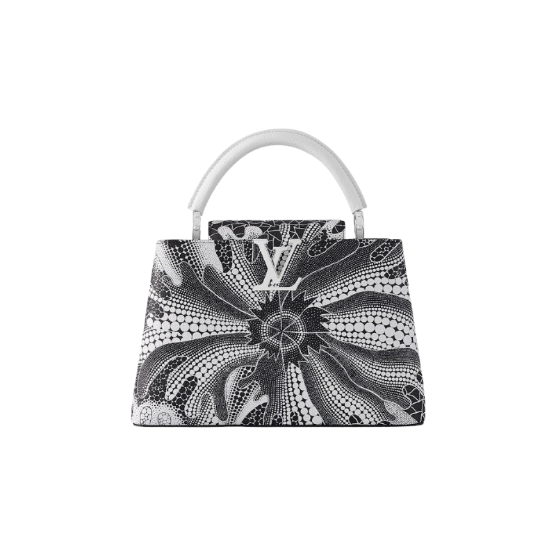 Louis Vuitton X Yayoi Kusama Capucines Mm Black/White