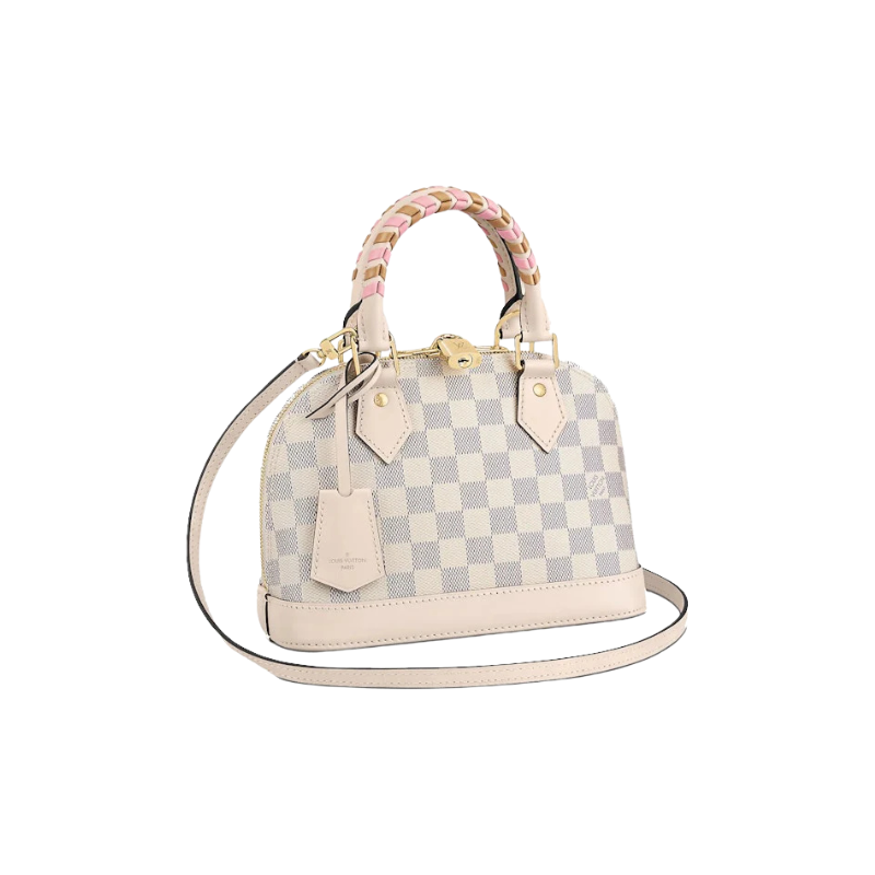 Louis Vuitton Alma Bb Damier Azur/Pink