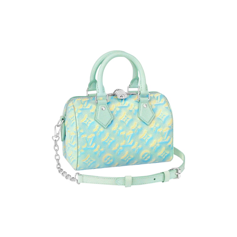 Louis Vuitton Speedy Bandouliere 20 Water Green