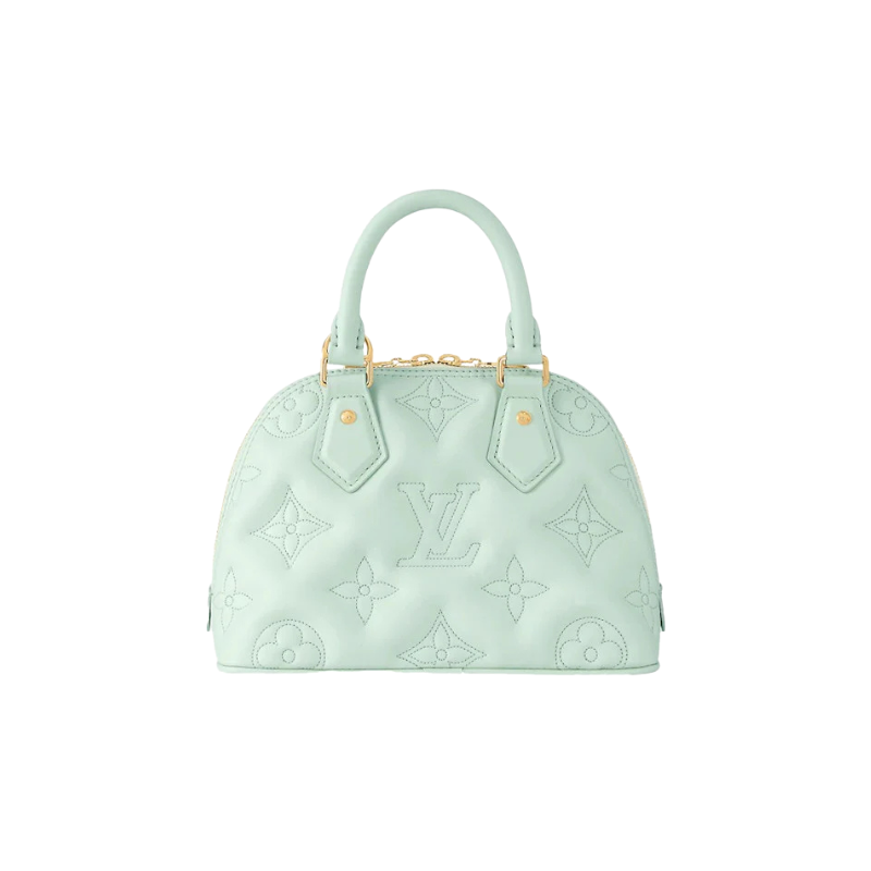 Louis Vuitton Alma Bb Quilted Water Green