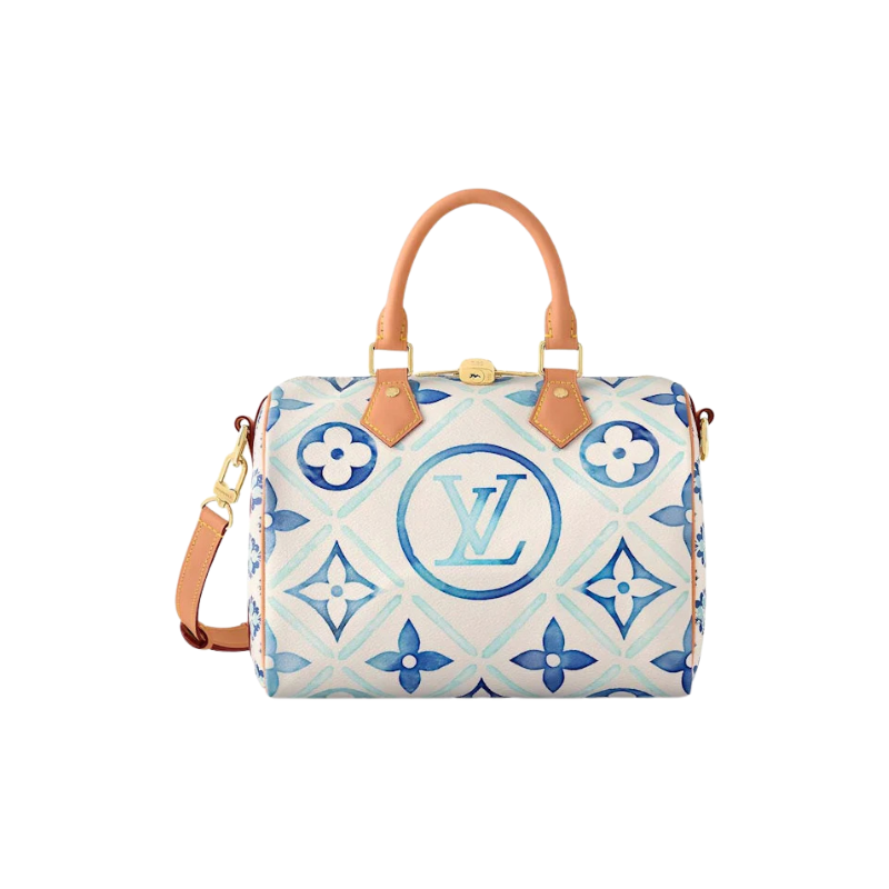 Louis Vuitton Speedy Bandouliere 25 Lagoon Blue