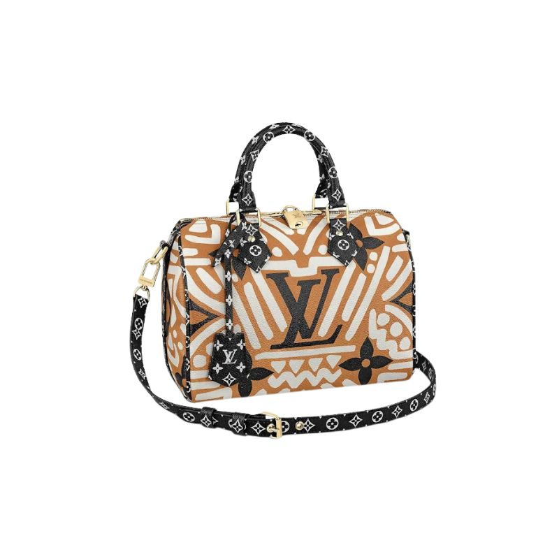 Louis Vuitton Crafty Speedy Bandouliere 25 Caramel/Cream