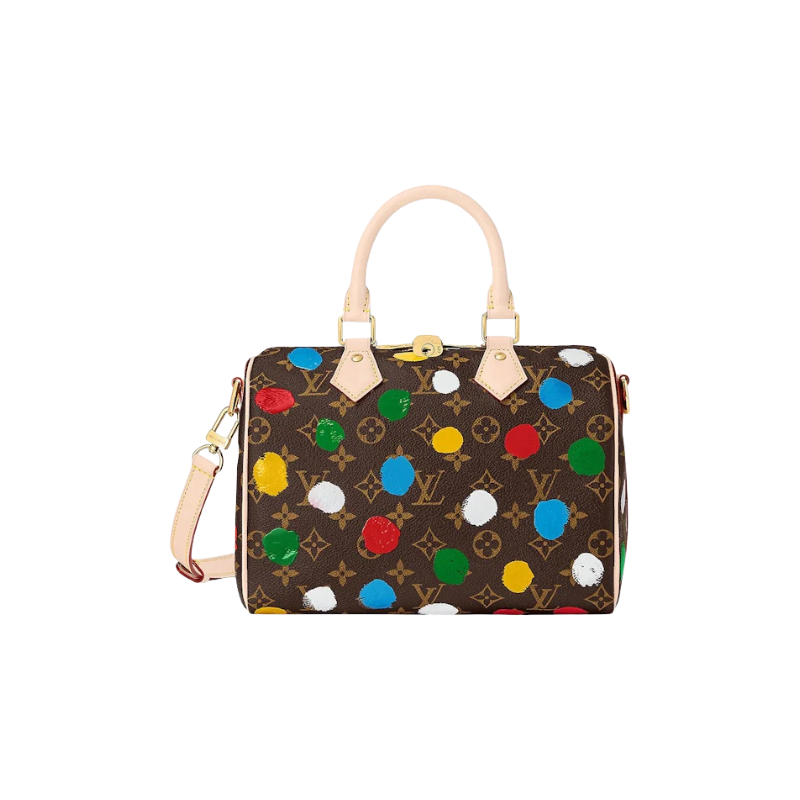 Louis Vuitton X Yayoi Kusama Speedy Bandouliere 25 Monogram Multicolor