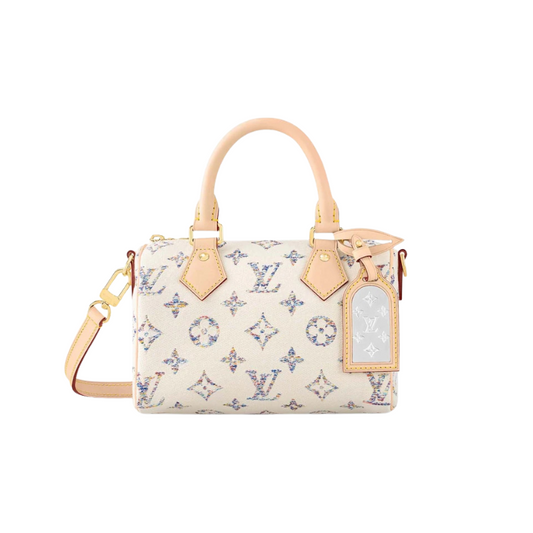 Louis Vuitton Speedy 20 Multicolor Beige
