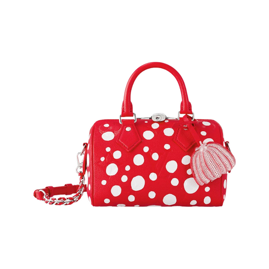 Louis Vuitton X Yayoi Kusama Speedy Bandouliere 20 Red/White