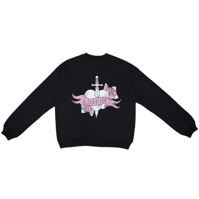LOVICIDE STABBED HEART SWEATSHIRT
