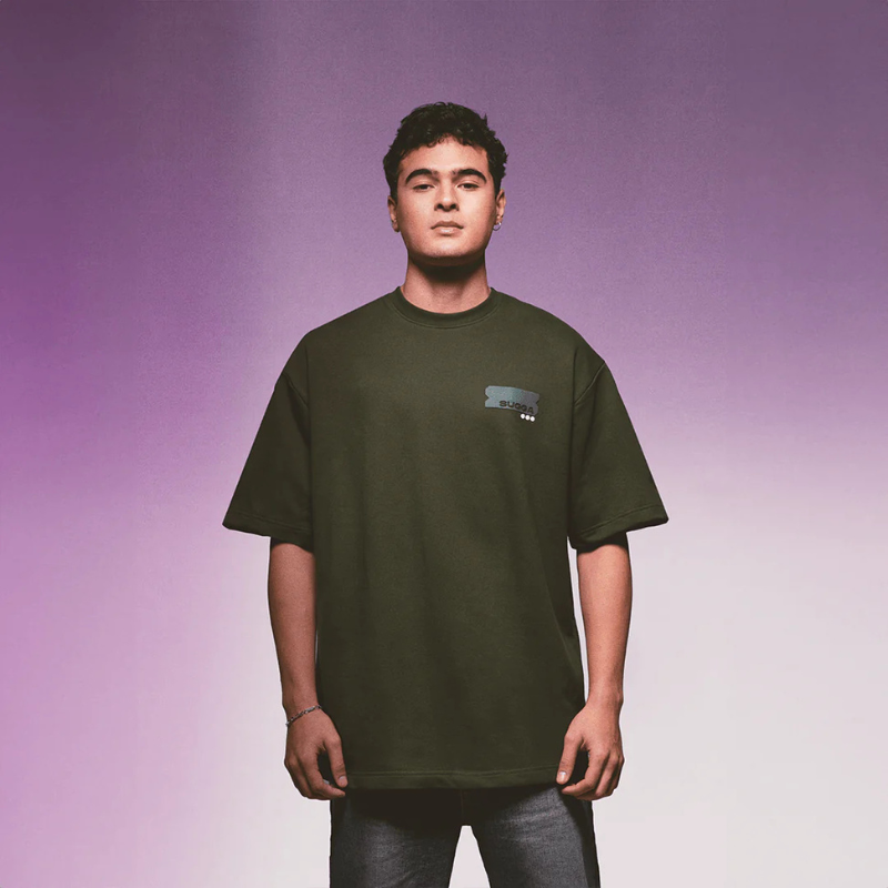 Sugga Stamp Olive Green Tshirt