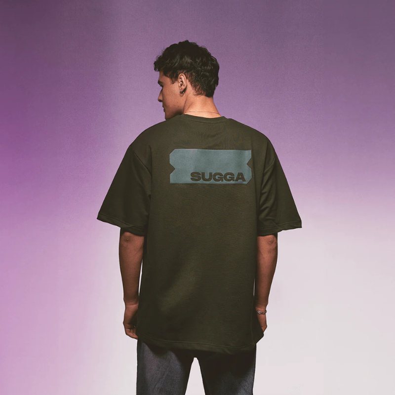Sugga Stamp Olive Green Tshirt