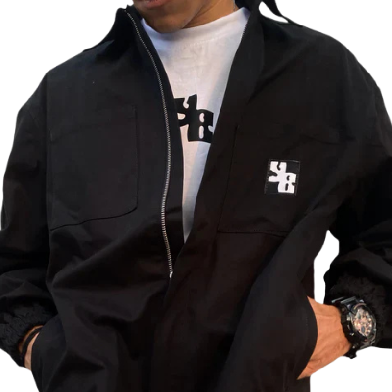 YB MISPLACED BLACK UTILITY JACKET