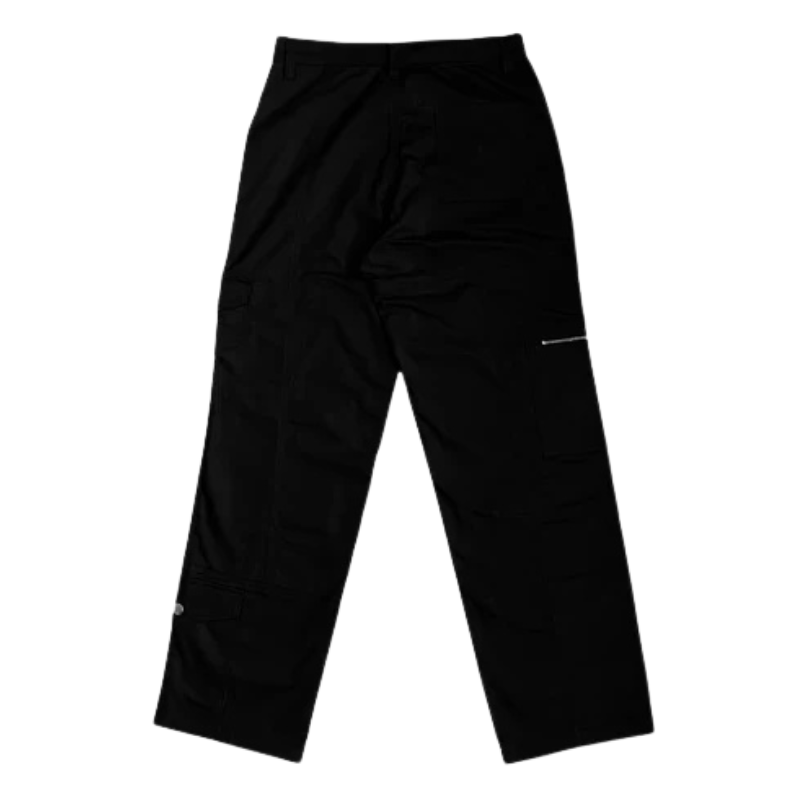 YB MISPLACED CARGO BLACK PANTS
