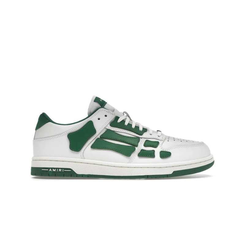 Amiri Skel Top Low White Green