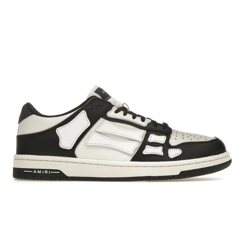 Amiri Skel Top Low Black White