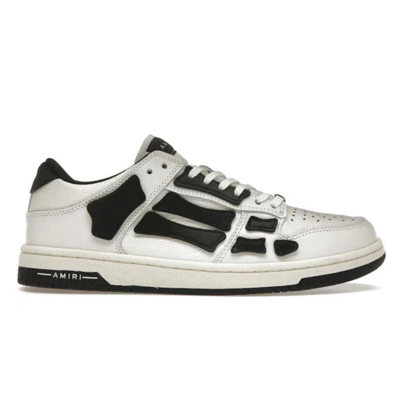 Amiri Skel Top Low White Black White