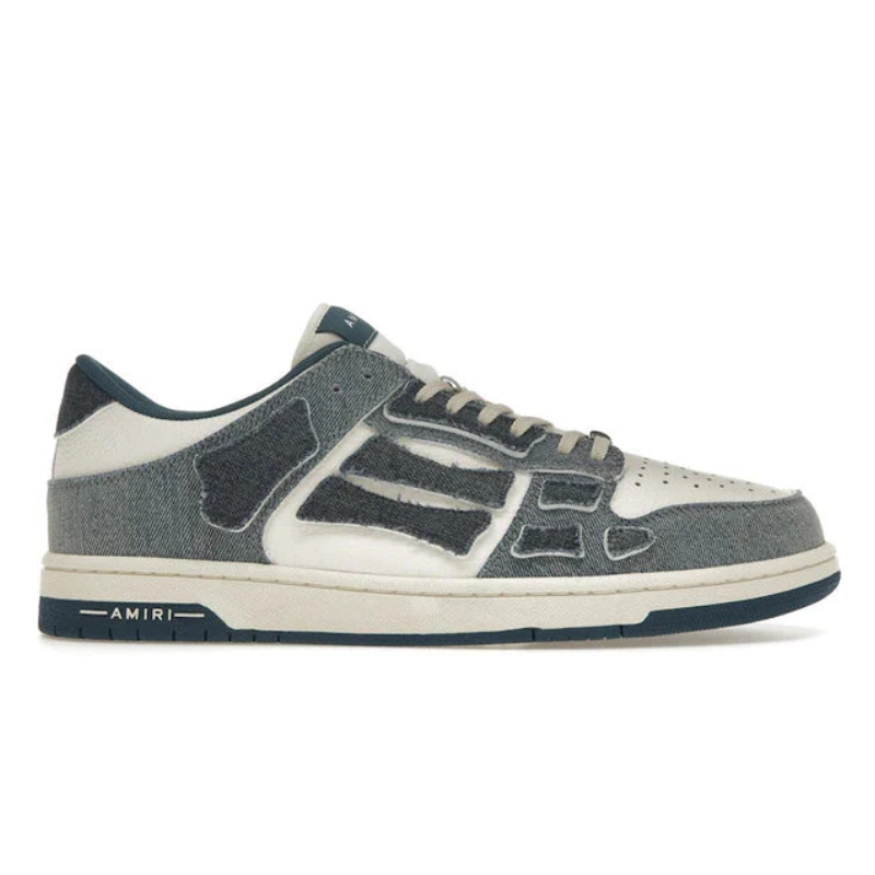 Amiri Skel Top Low Denim Slate Blue