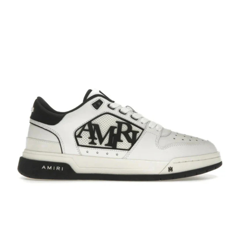 Amiri Classic Low White Black