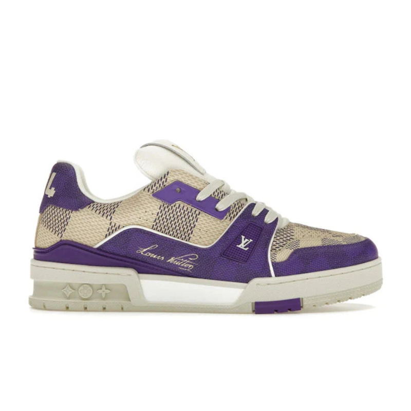 Louis Vuitton Damier Lv Trainer Purple