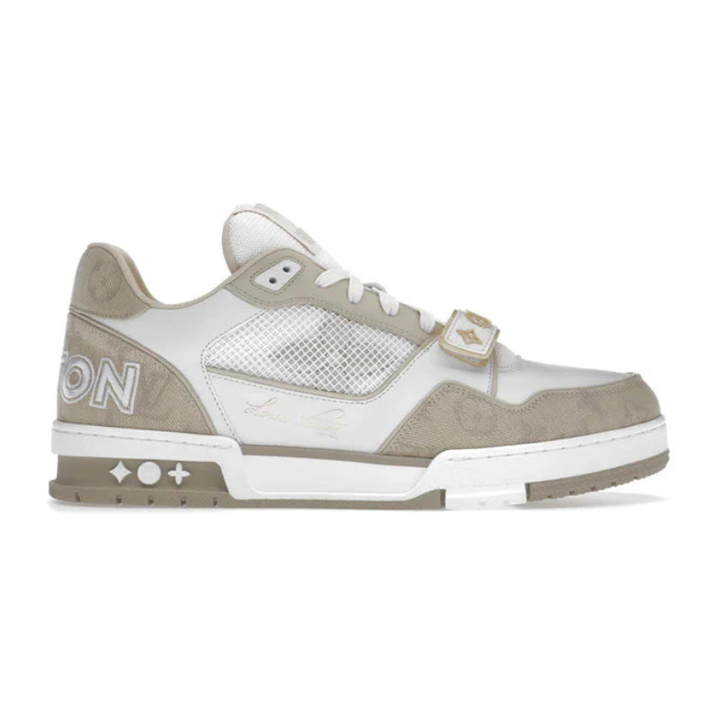 Louis Vuitton Trainer Beige White