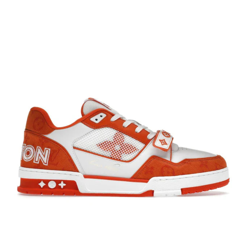 Louis Vuitton Trainer Monogram Denim Orange