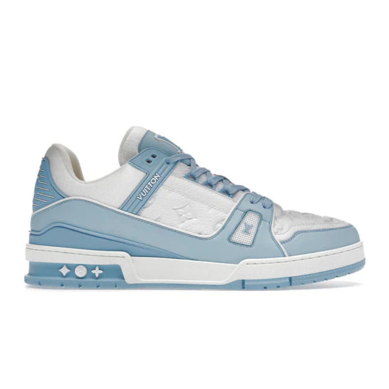 Louis Vuitton Trainer Low White Sky Blue