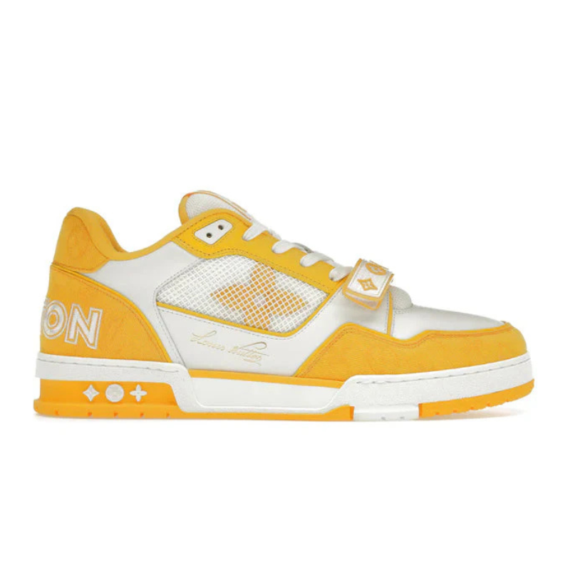 Louis Vuitton Trainer Monogram Denim Yellow
