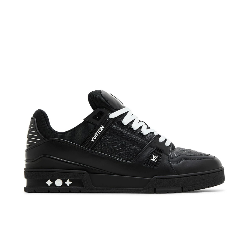 Louis Vuitton Trainer Black Embossed Monogram