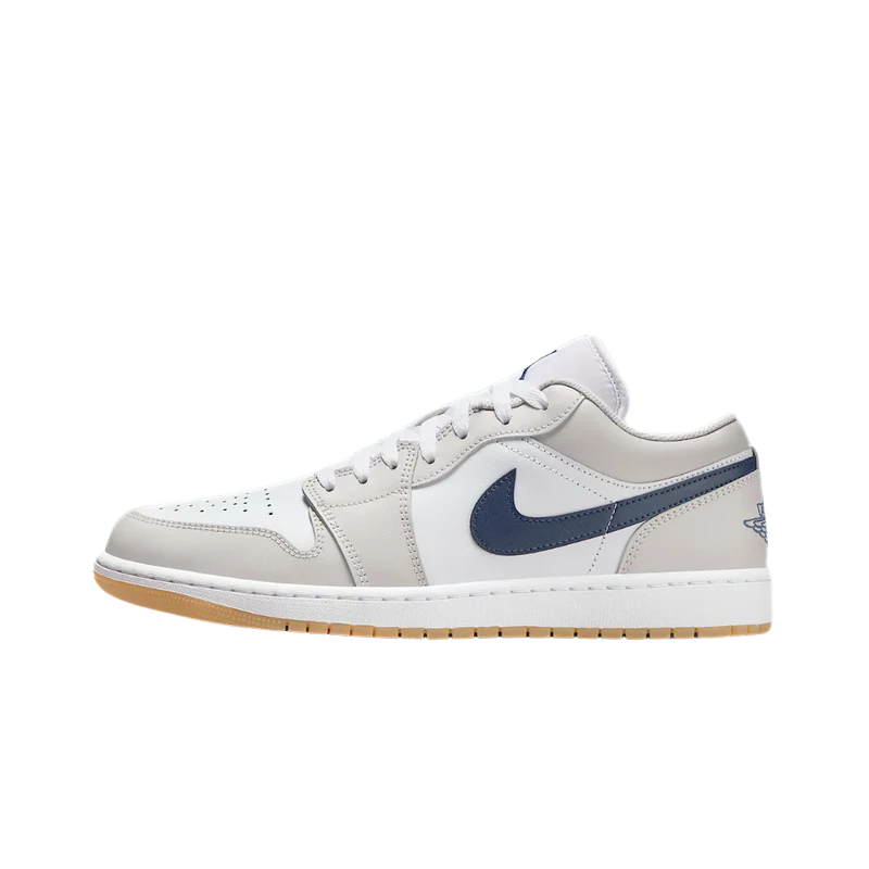 Air Jordan 1 Low Midnight Navy Neutral Grey