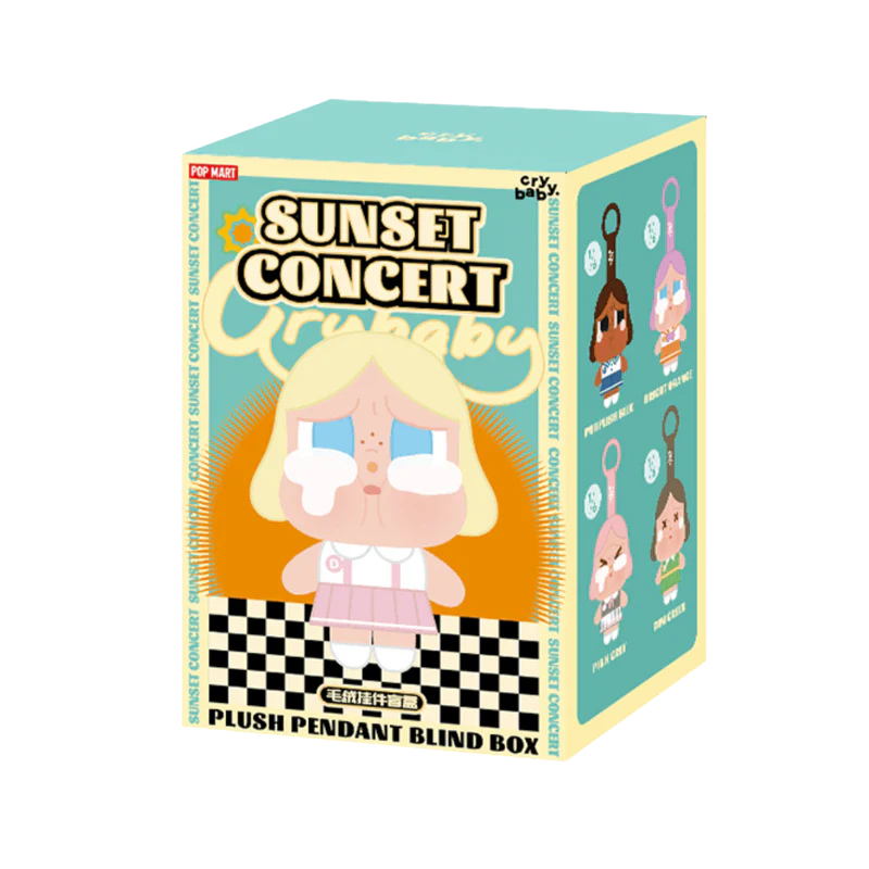 Pop Mart CryBaby Sunset Concert Series Plush Pendant Blind Box