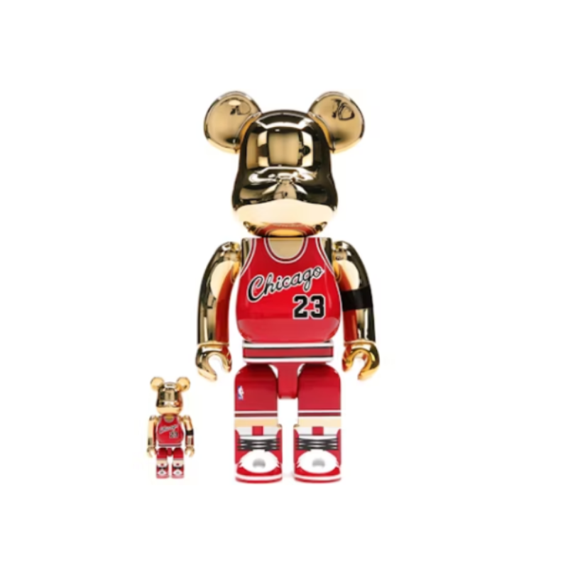 Bearbrick Michael Jordan 1985 Rookie Jersey 100% & 400% Set