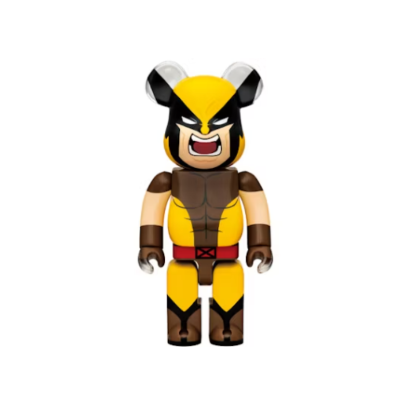 Bearbrick x Marvel X-Men Happy Lottery Wolverine (Brown Costume) 400%