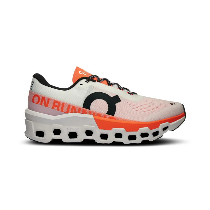 On Running Cloudmonster Undyed White Flame