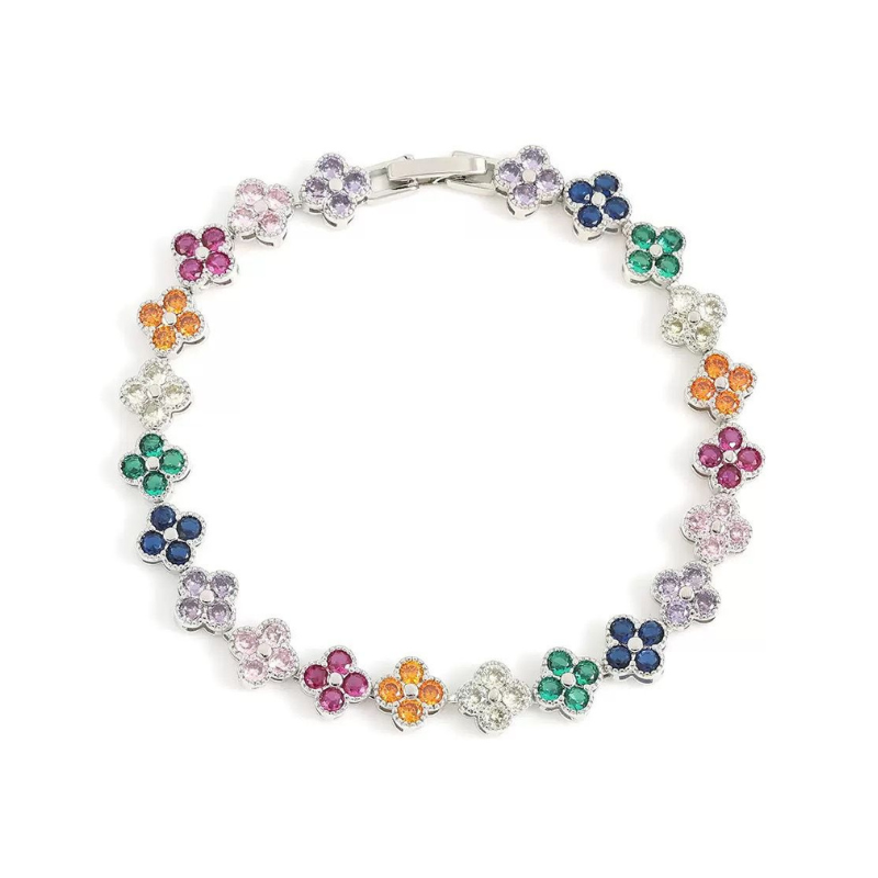 Rainbow Clover Bracelet