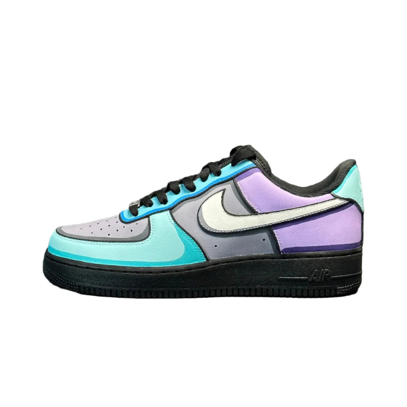 AF1 BLACK PASTEL