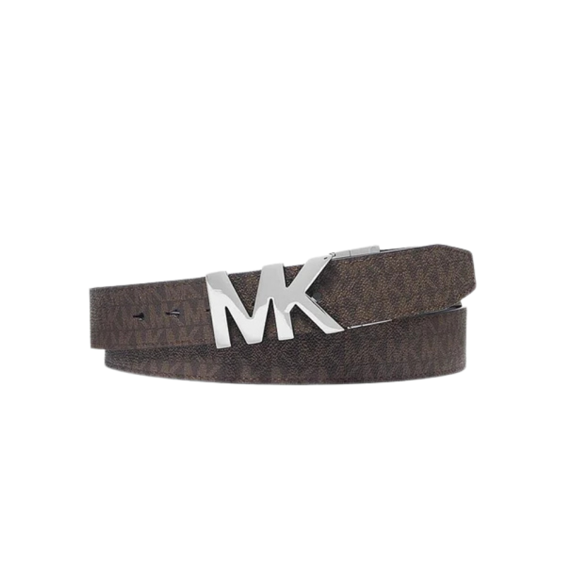 Michael Kors Logo Belt Box Set Brown