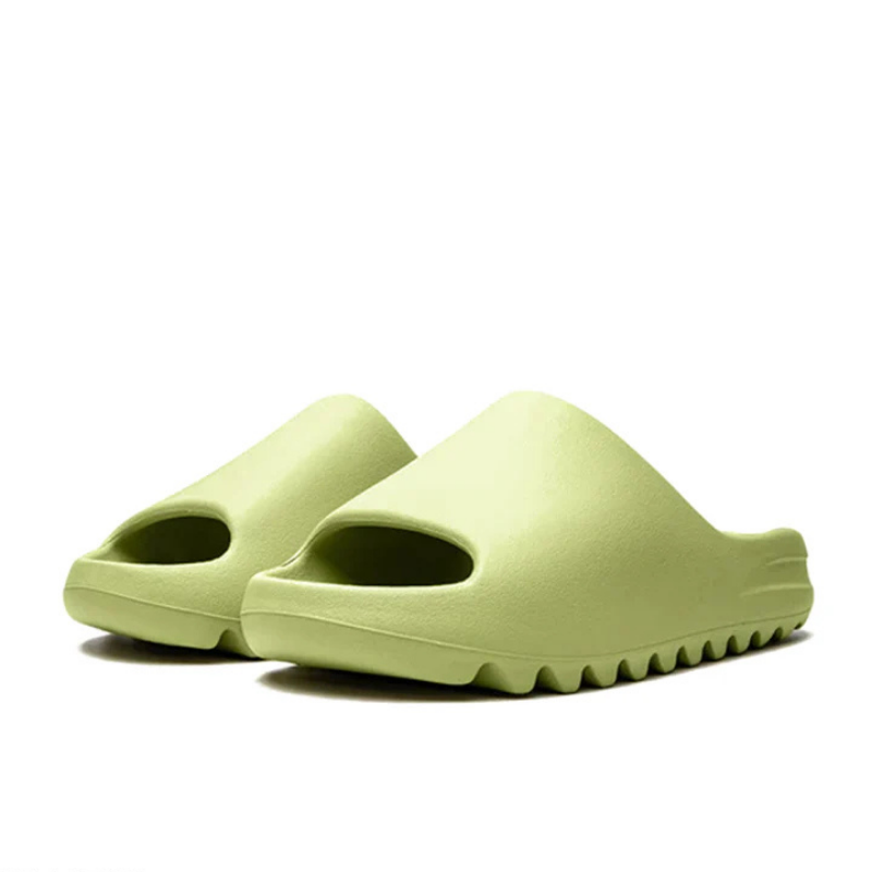 Adidas Yeezy Slides Green Glow