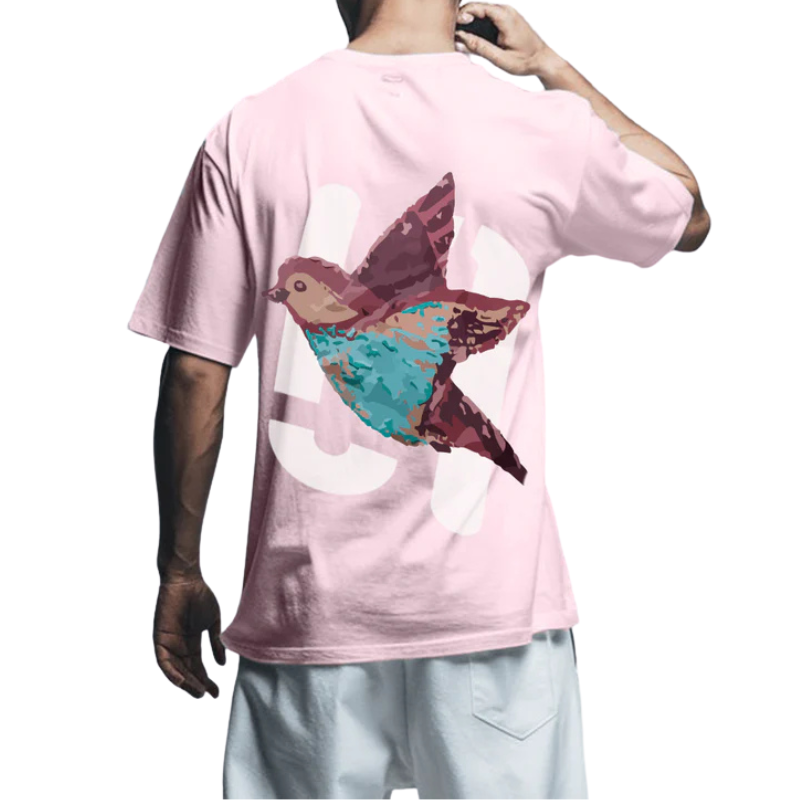 Sullitt Feathered Friend Pink Tshirt