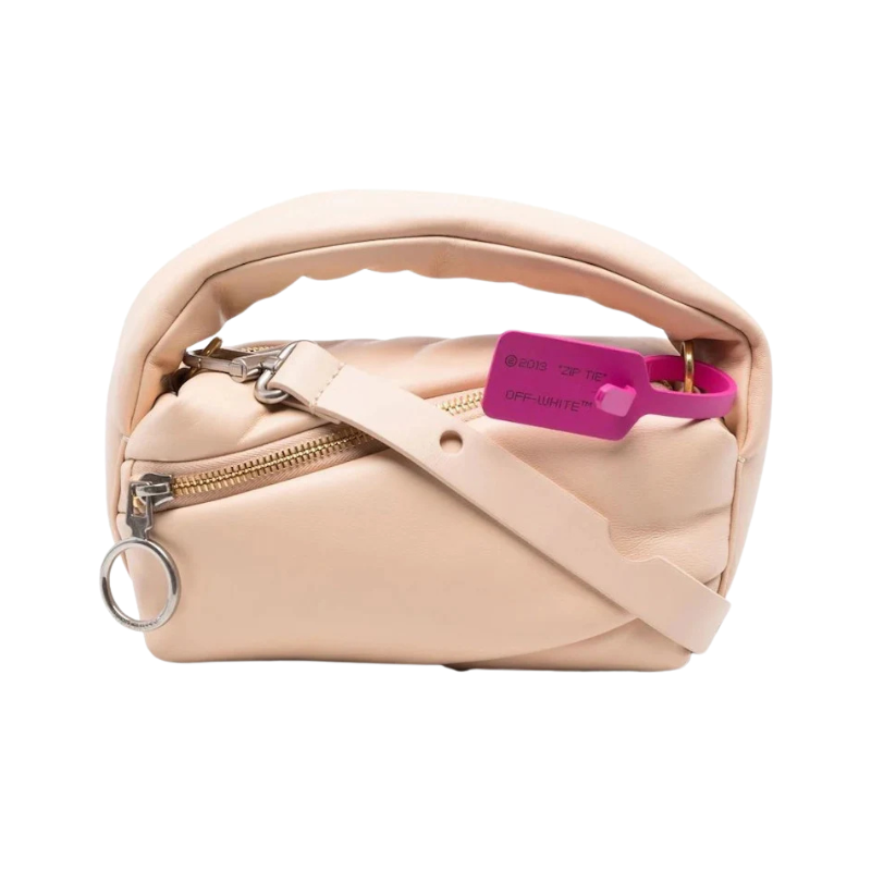 Off-White Pump Pouch 19 Tote Bag Sand Beige