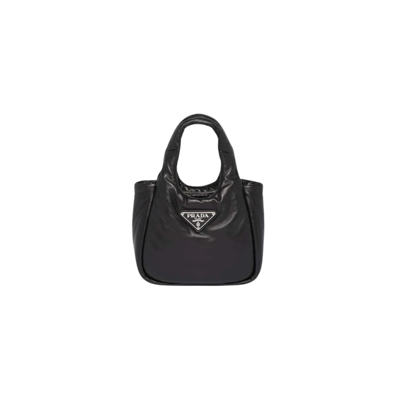 Prada Small Padded Soft Nappa-Leather Bag Black
