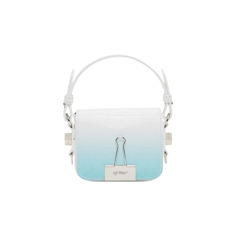 Off-White Degrade Baby Flap Bag Light Blue