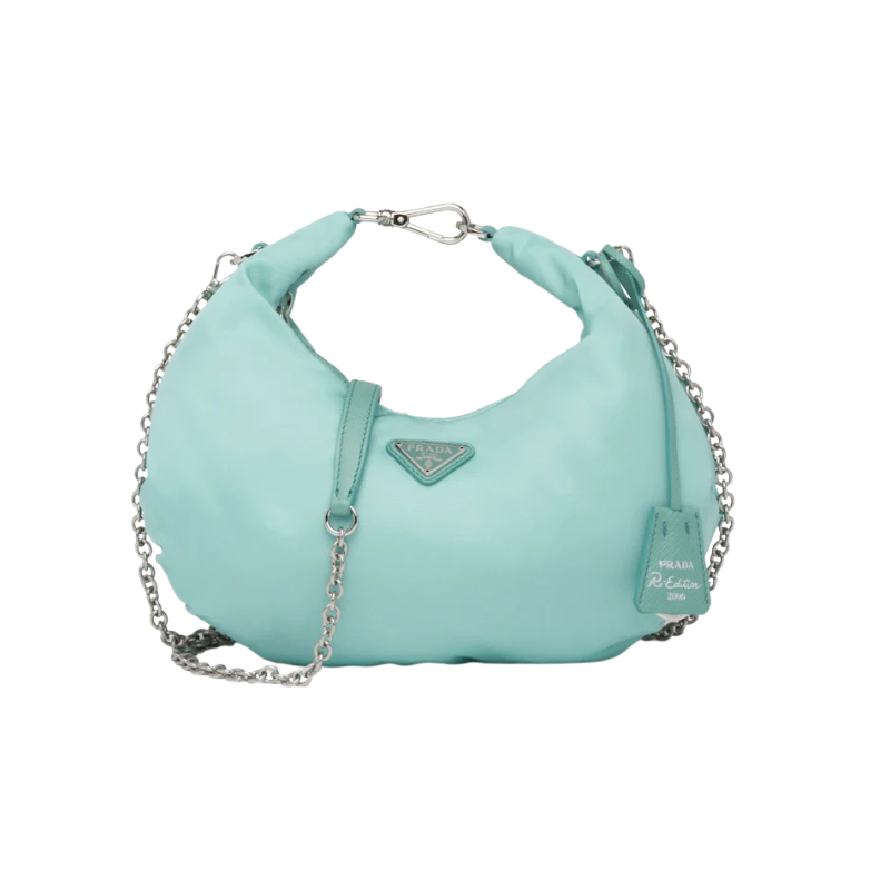 Prada Re-Edition 2006 Nylon Bag Jade Green