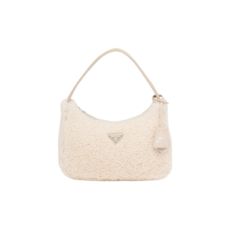 Prada Re-Edition 2000 Mini Bag Ecru