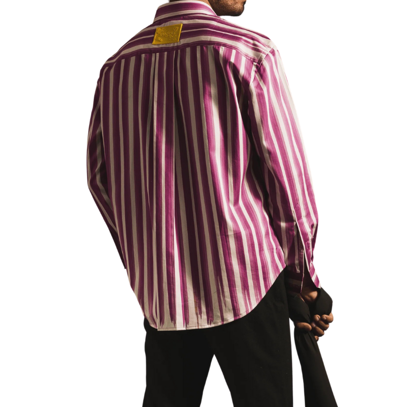 Sugga Fake Stripe Pink Shirt