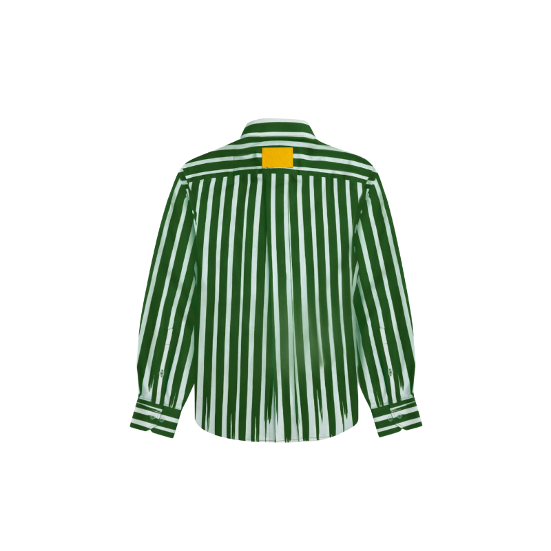Sugga Fake Stripe Green Shirt