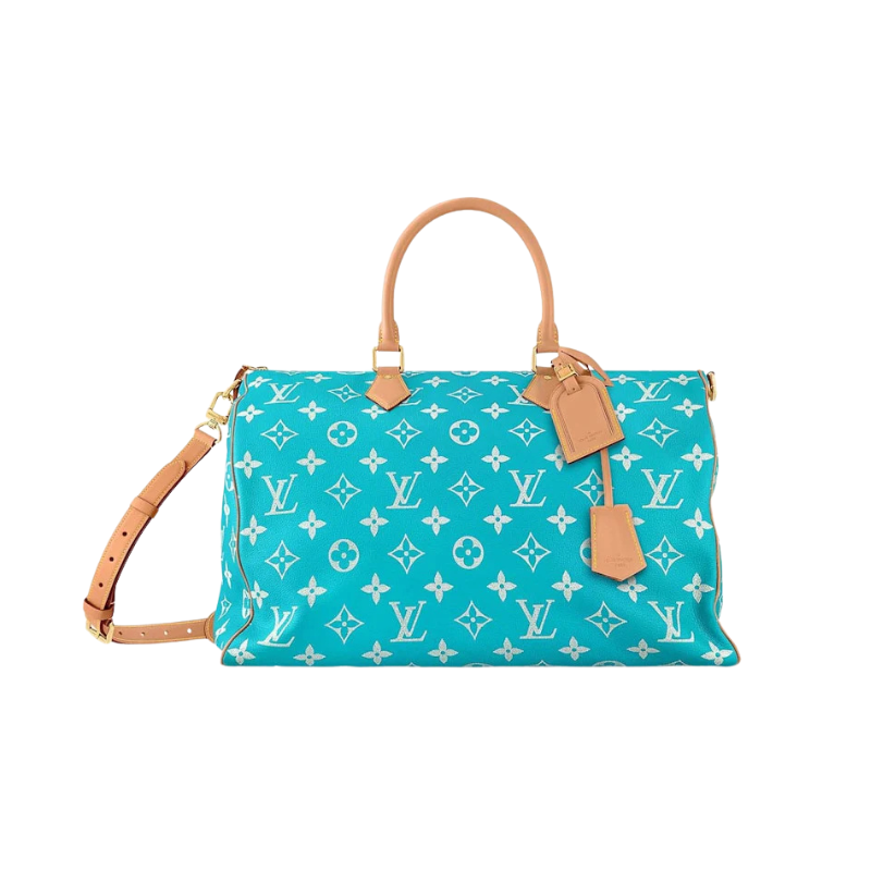 Louis Vuitton Speedy P9 Bandouliere 50 Turquoise