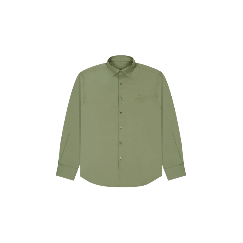 Sugga Solid Sage Green Shirt