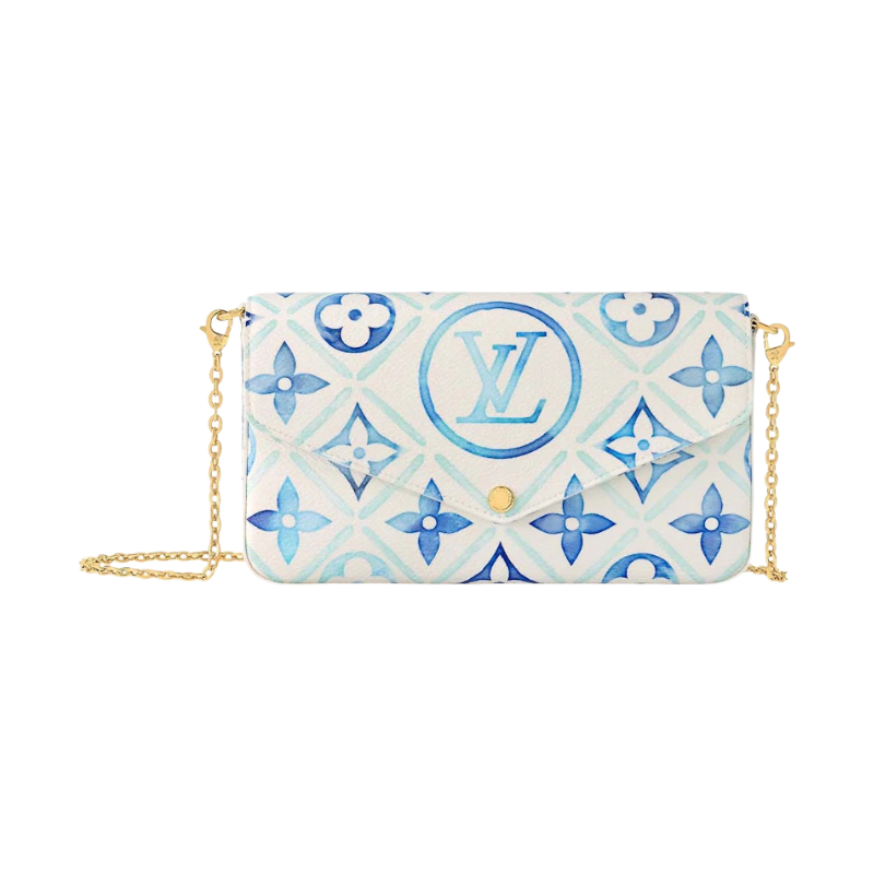 Louis Vuitton Felicie Pochette Lagoon Blue