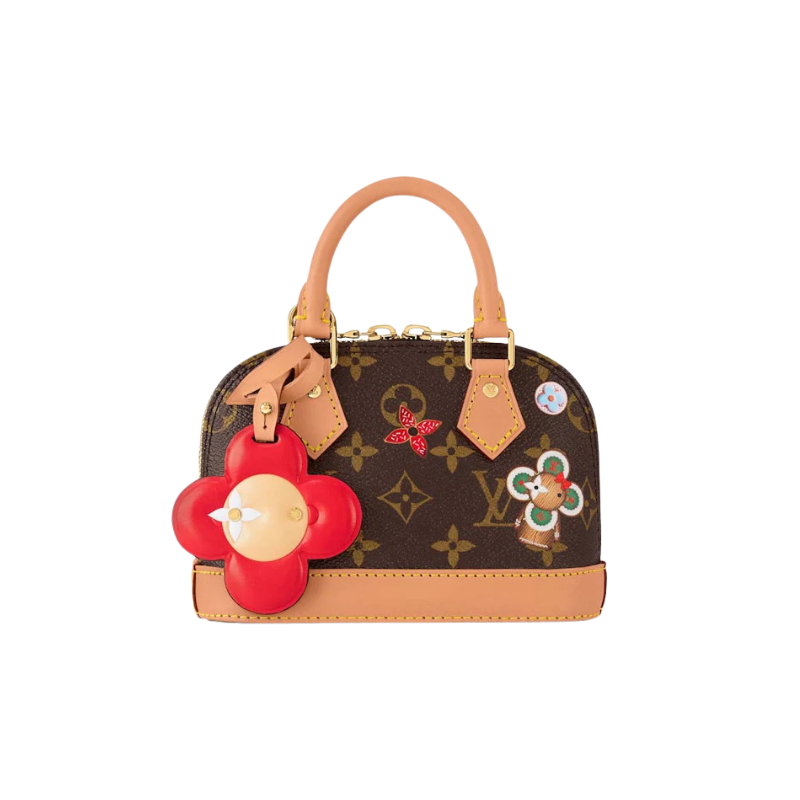 Louis Vuitton Nano Alma Monogram/Candy Red
