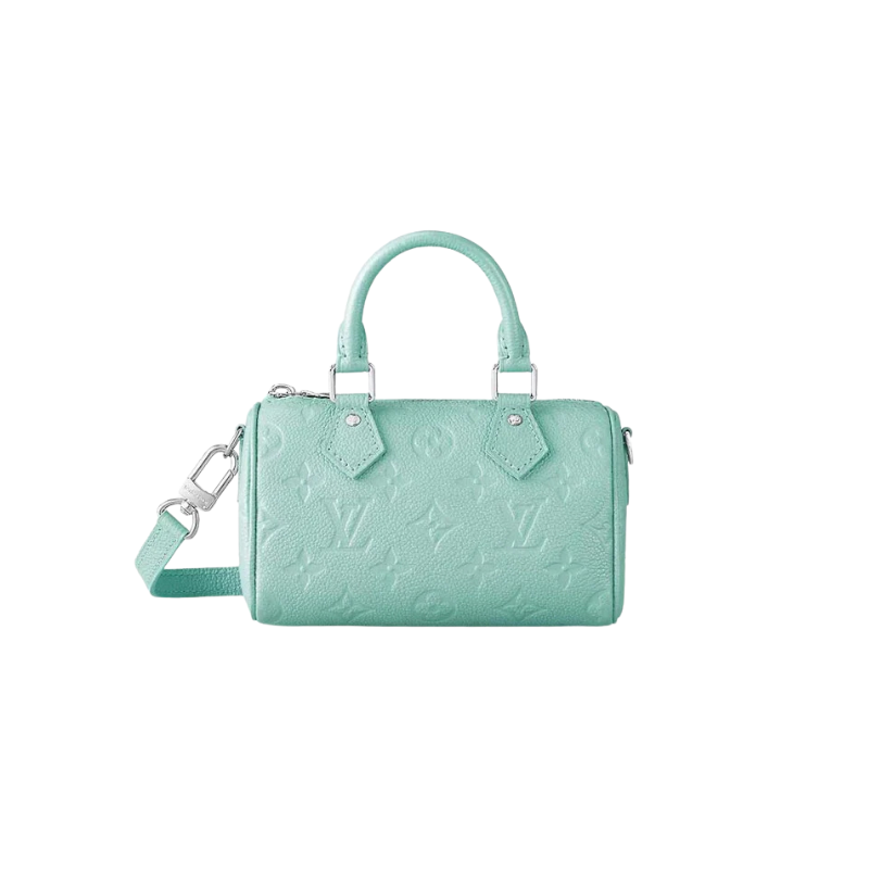 Louis Vuitton Nano Speedy Pearly Lagoon Turquoise